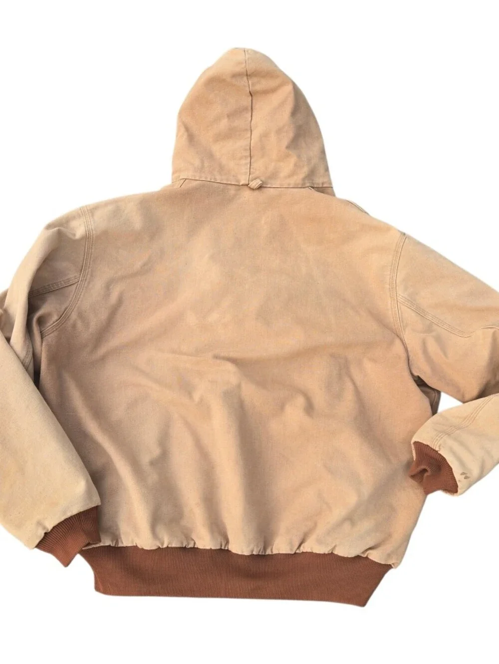 Vintage Carhartt JR106 Brown Duck Thermal Lined Active Jacket Men XXXL